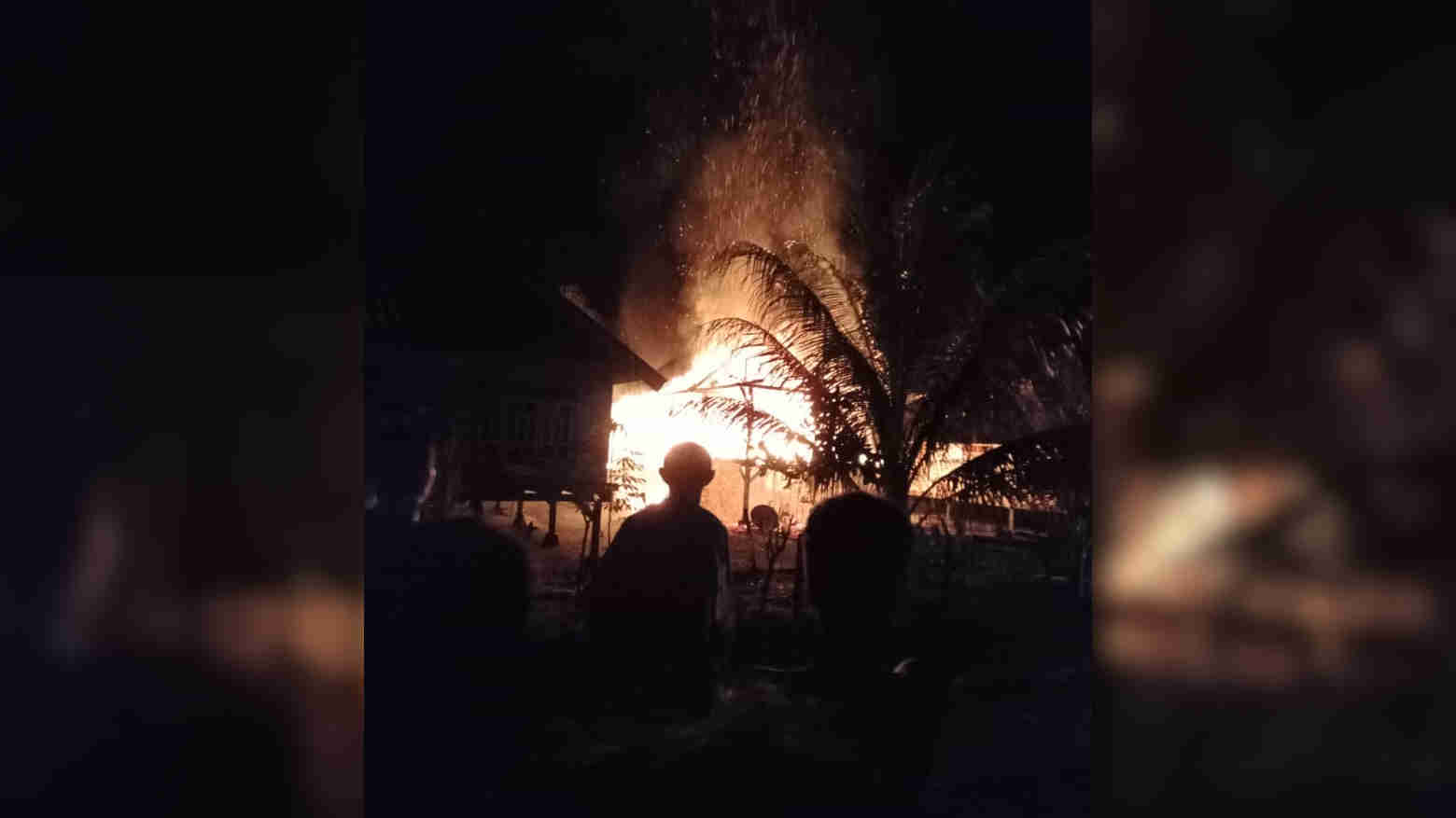 Kebakaran di Butur Hanguskan Satu Rumah, Kerugian Ditaksir  110 Juta