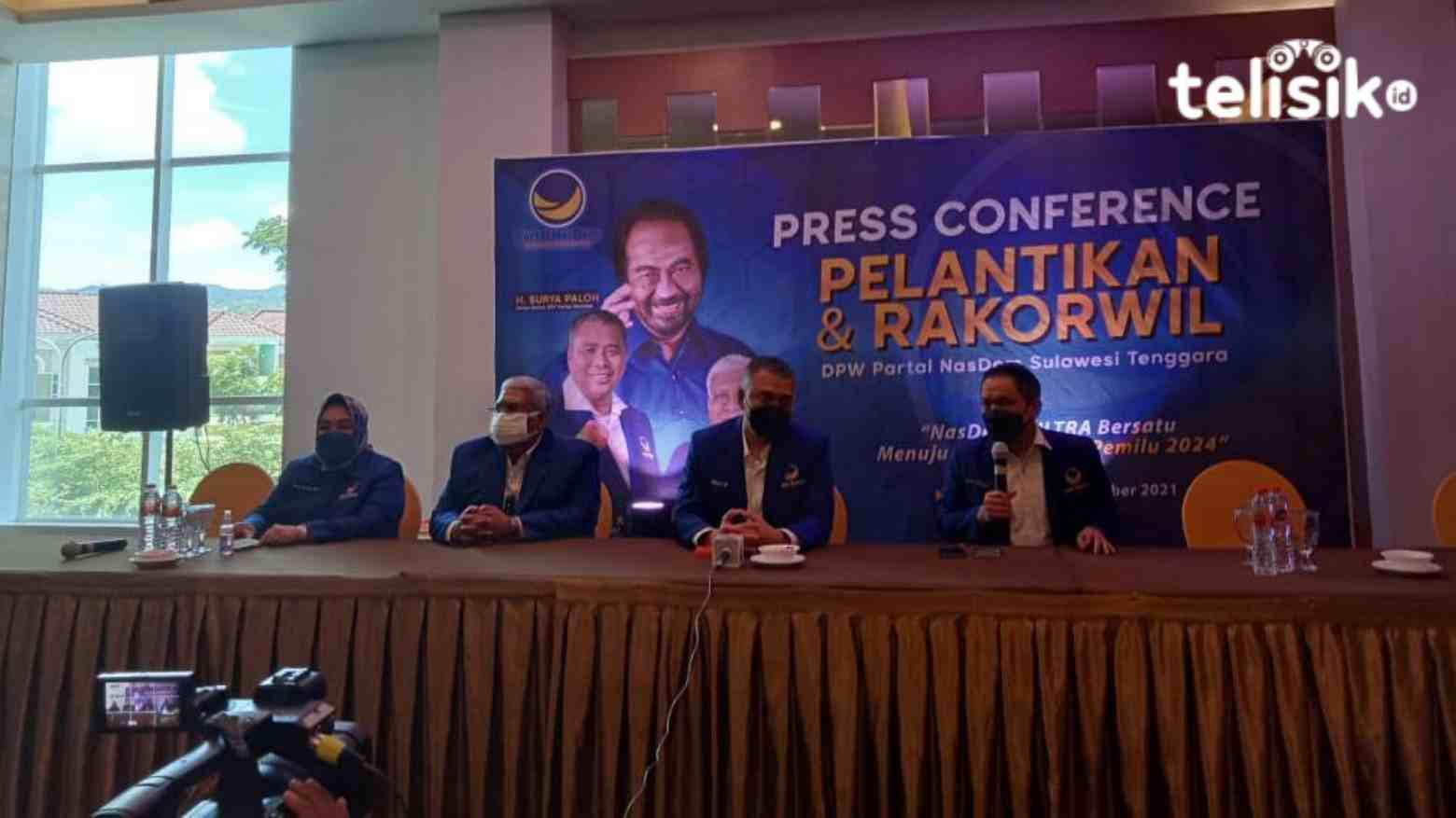 Lantik Ali Mazi Jadi Ketua DPW, Ini Harapan Wakil Ketua DPP Nasdem