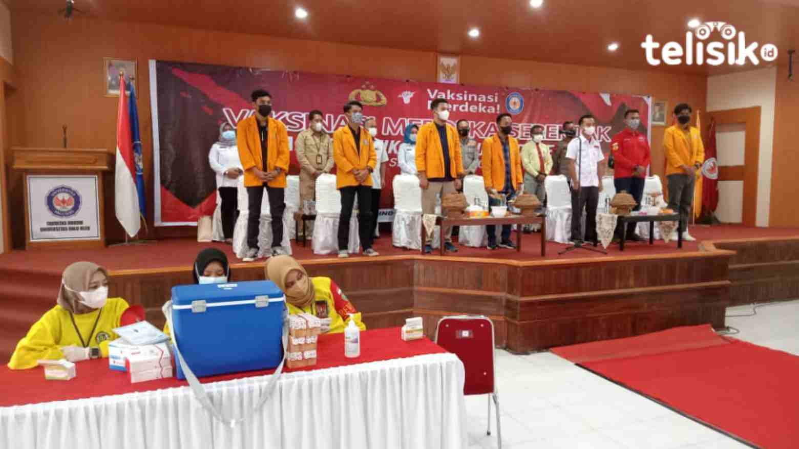 Gelar Vaksinasi Serentak, UHO Target 3.000 Dosis Vaksin COVID-19