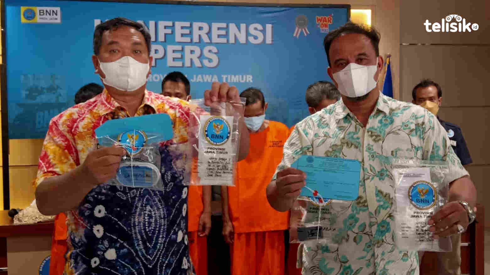 Sedang Transaksi, Pengedar Sabu Berhasil Dibekuk BNNP Jatim