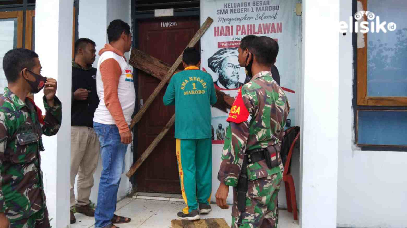 Segel SMAN 1 Marobo Dibuka, Diknas Sultra Ingatkan Tidak Terulang Lagi