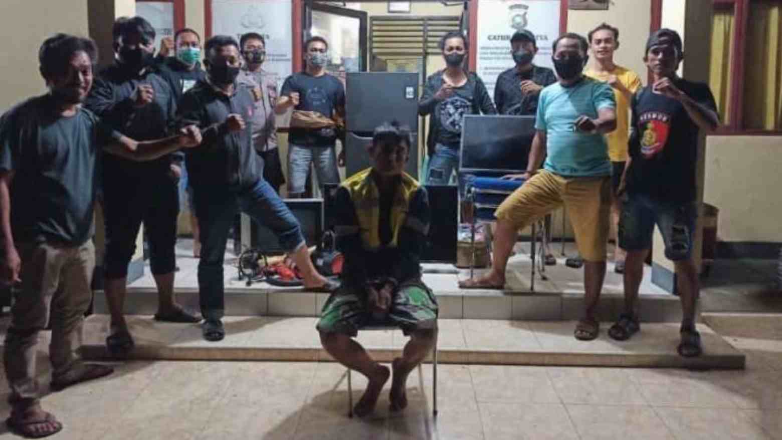 Spesialis Pencuri Barang Elektronik Tak Berkutik Saat Diringkus Polisi