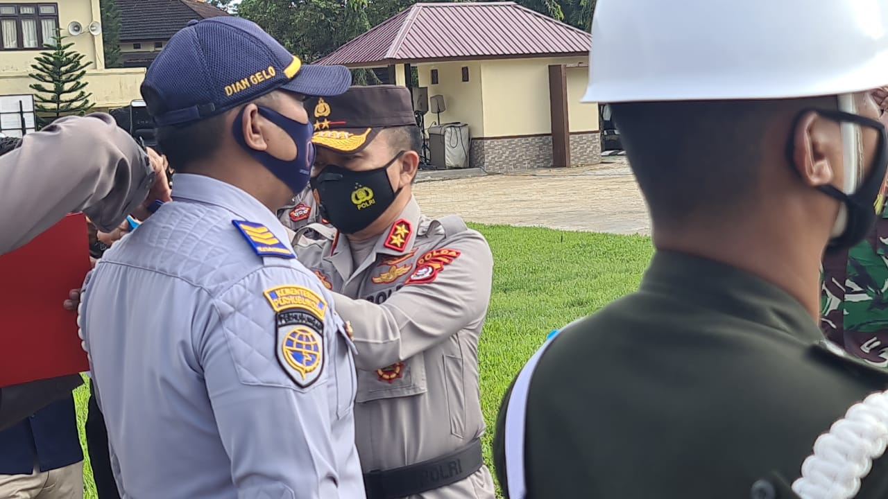 Tingkatkan Disiplin Prokes dan Berlalu Lintas, Polda Sultra Gelar Ops Anoa 2021