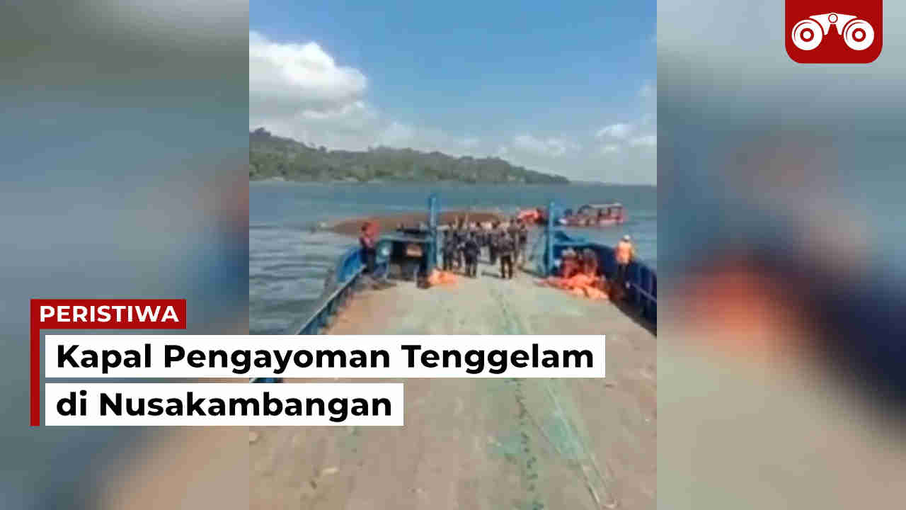 Video: Kapal Pengayoman Tenggelam di Nusakambangan
