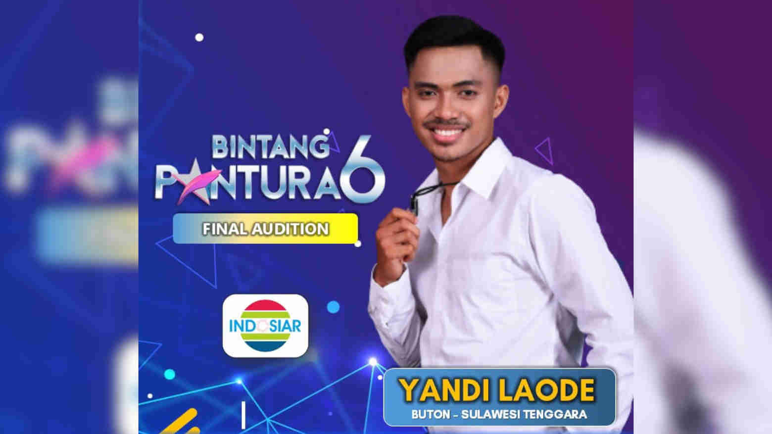 Yandi Laode, Warga Buton Lolos Audisi Bintang Pantura Indosiar