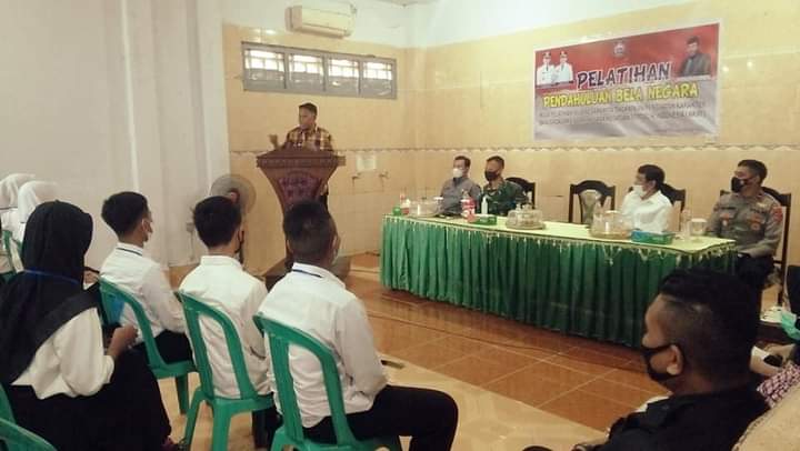 Buka Pelatihan Bela Negara, Wabub Butur: Kita Maju Kalau Miliki Wawasan Kebangsaan