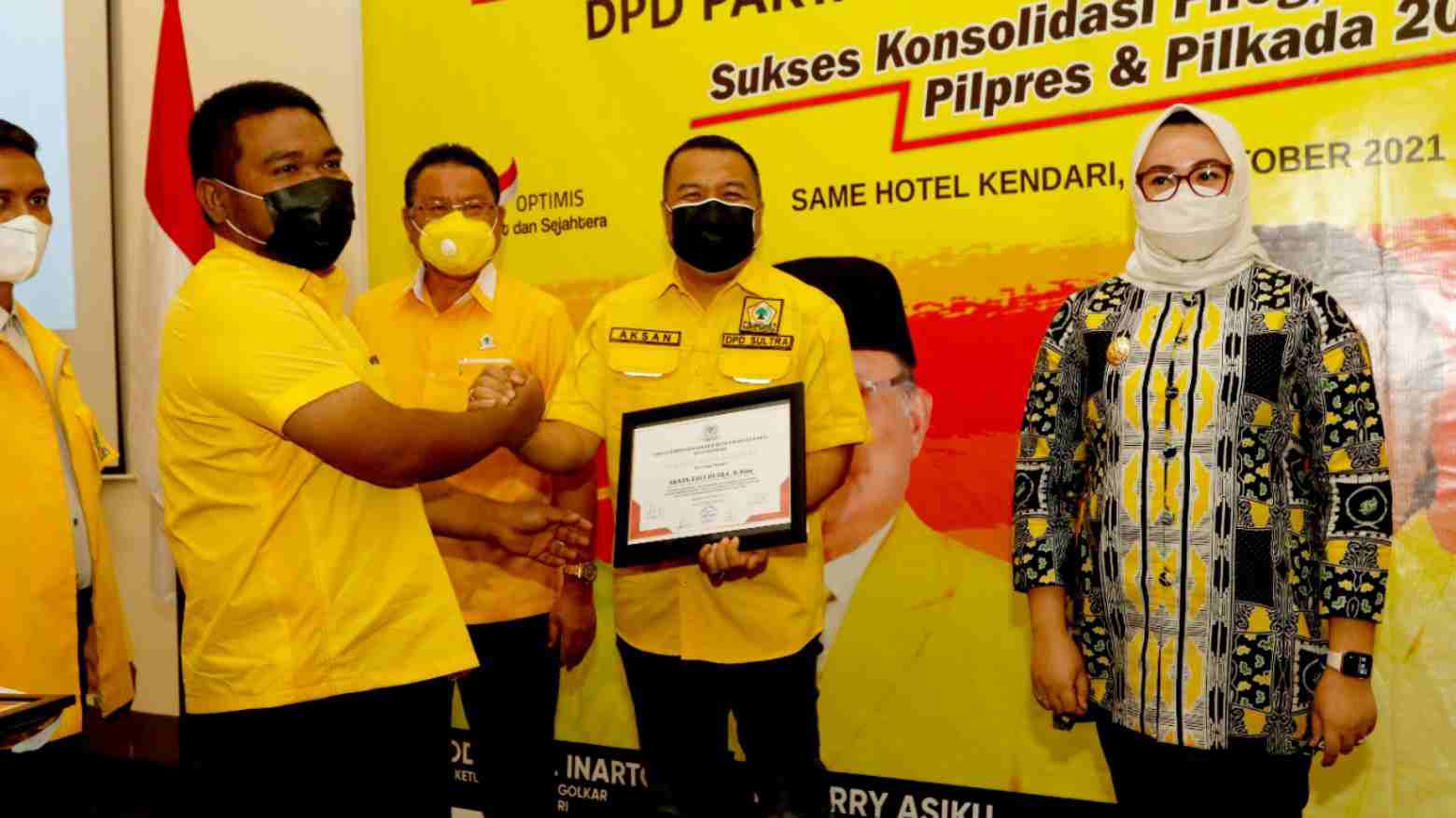 Golkar Rekomendasikan 5 Nama untuk Pilwali Kendari, Pilgub Sultra dan Pilpres 2024