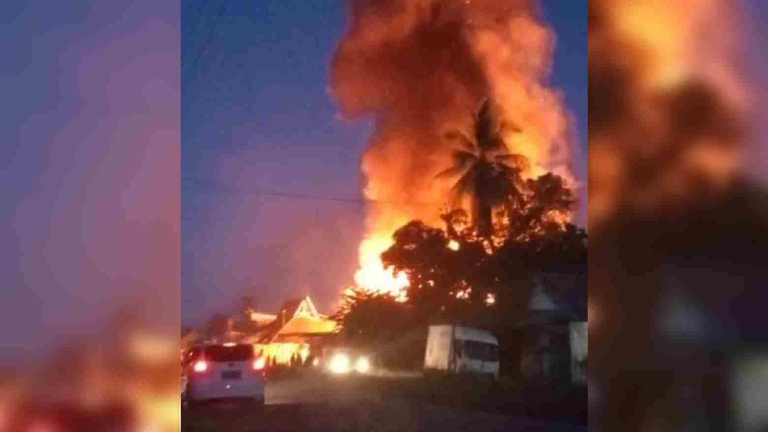 Kebakaran! Tiga Rumah di Konsel Dilalap Si Jago Merah