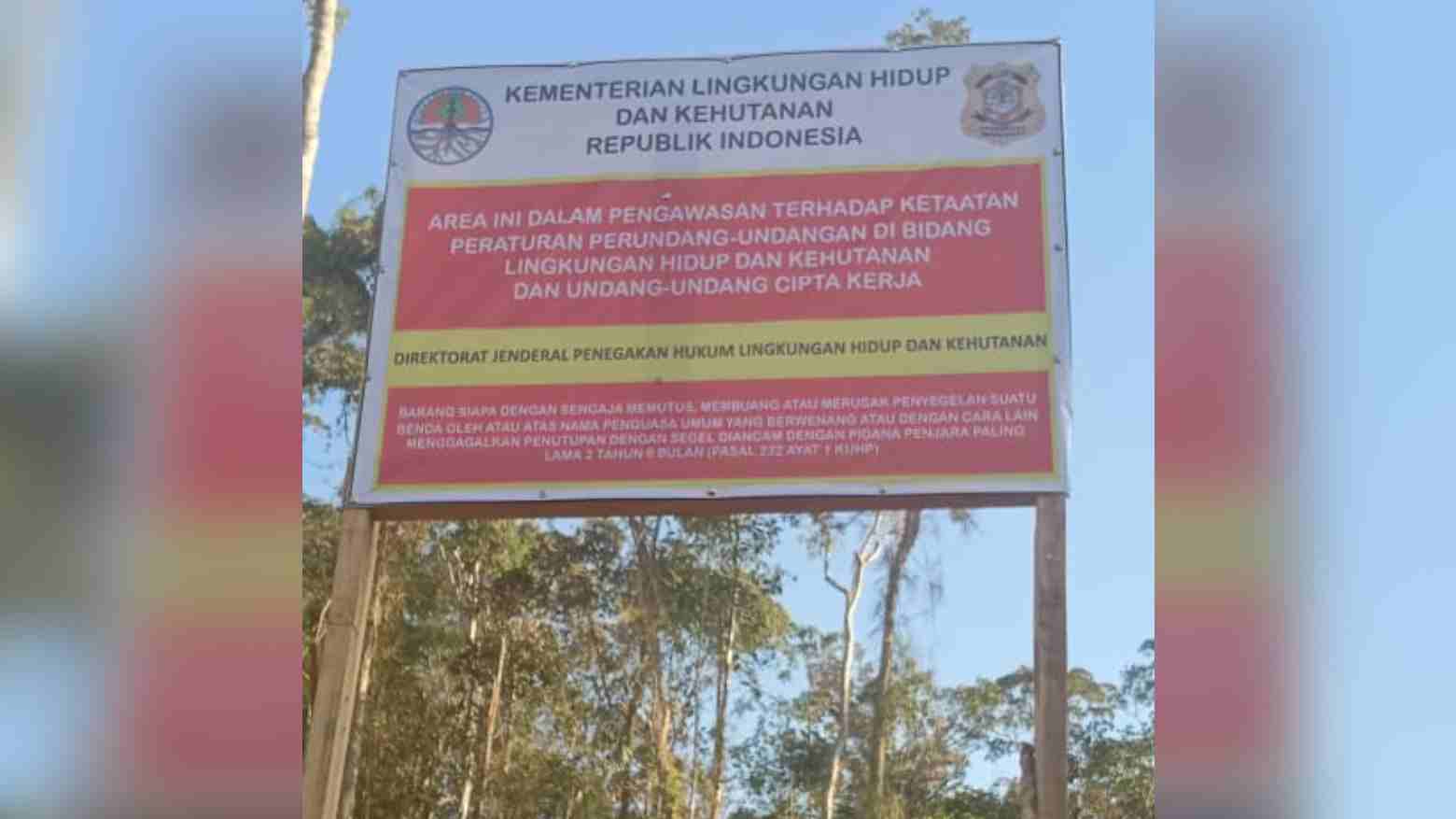 Kementerian Lingkungan Hidup Segel Lokasi Tambang di Blok Mandiodo Konawe Utara