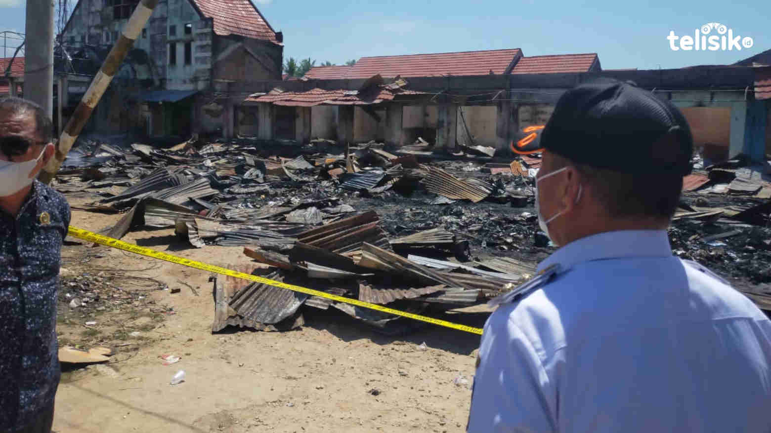 Kios yang Terbakar di Pasar Wakuru Bakal Dibangun Kembali