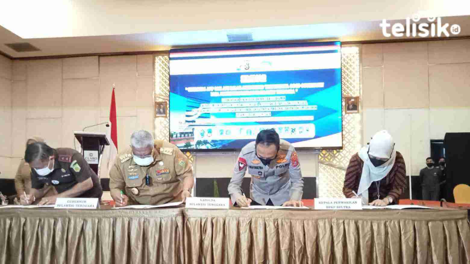 Nota Kesepahaman Perkara Tindak Pidana Korupsi di Sultra Diteken