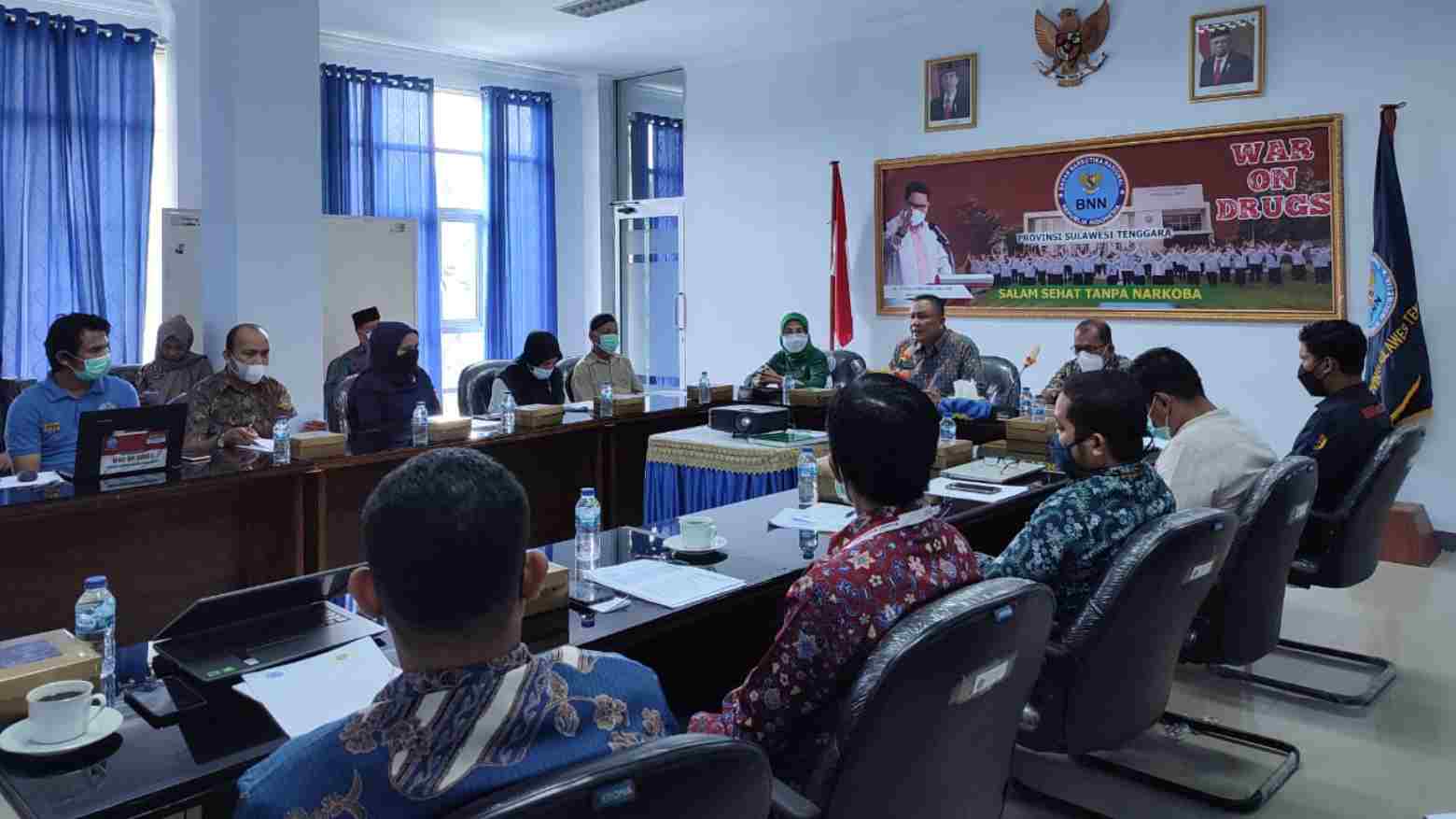 BNNP Sultra Susun Rencana P4GN Wujudkan Kampus Bersih Narkoba