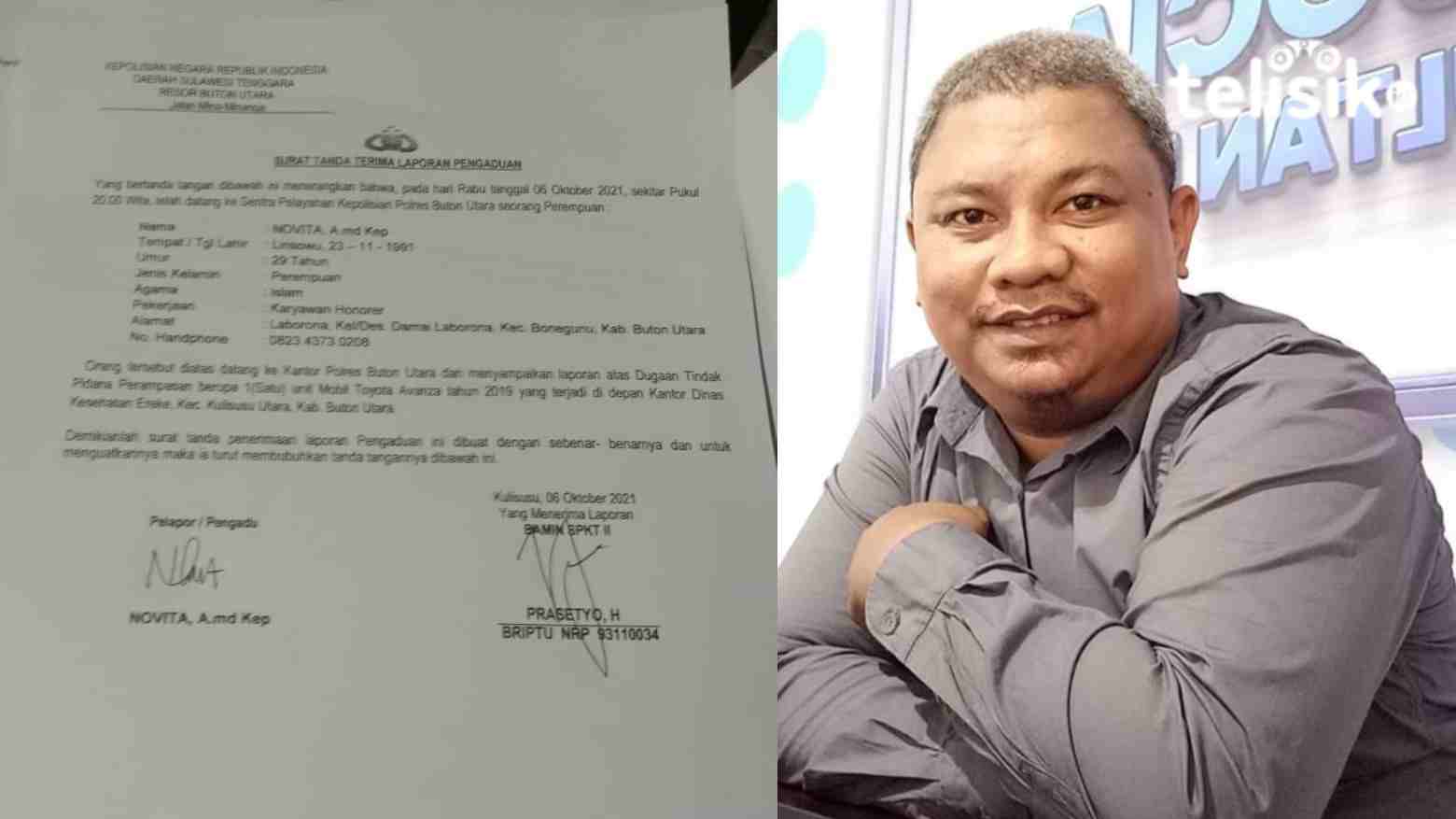 Soal Penarikan Mobil, PT Adira Finance Unit Raha Cabang Baubau Resmi Dipolisikan