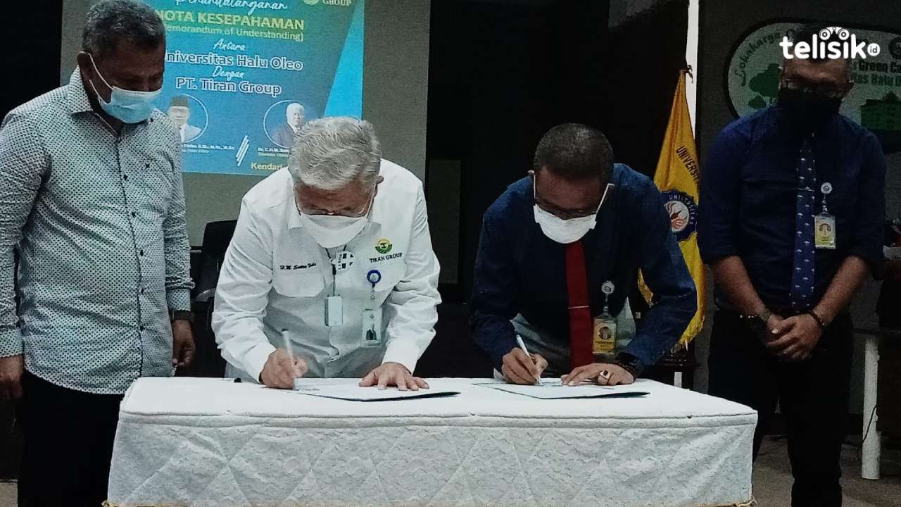 UHO Kendari Teken MoU dengan PT Tiran Group