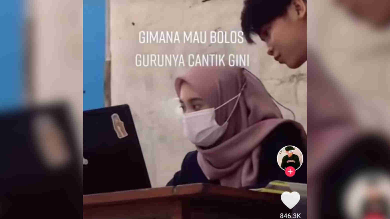 Viral: Guru Cantik STM Ini Buat Siswa Betah di Sekolah