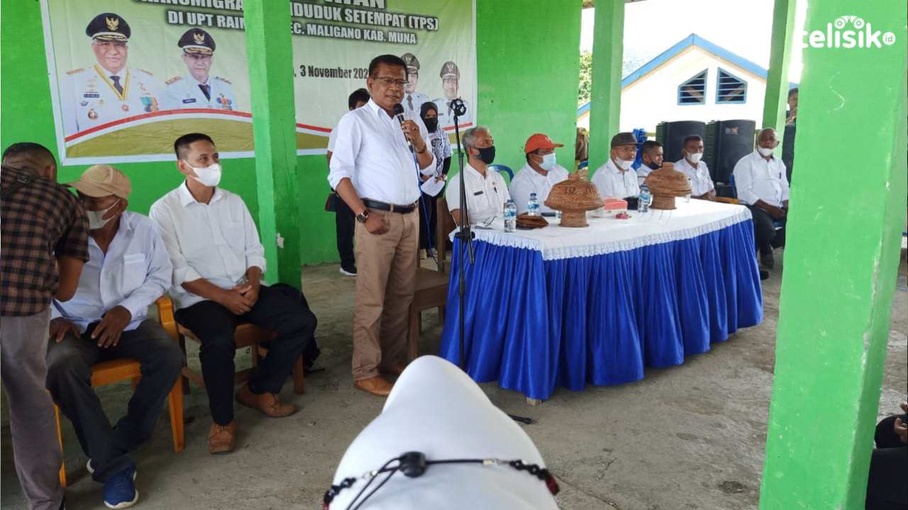 30 KK Warga Lokal Muna Ditempatkan di Perumahan Trans Raimuna