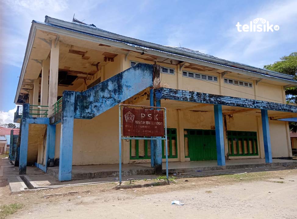 GOR Benu-Benua di Kendari Barat Memprihatinkan