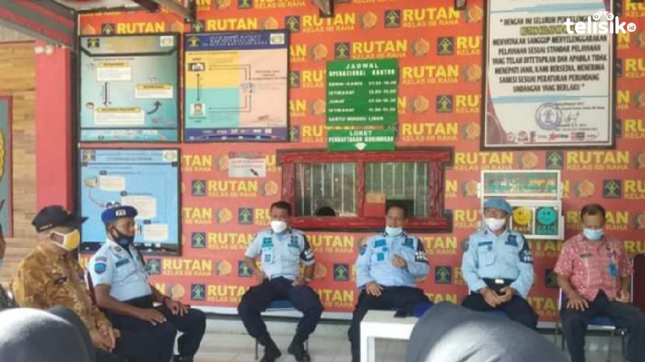 Besukan di Rutan Kelas II B Raha Dilakukan Online