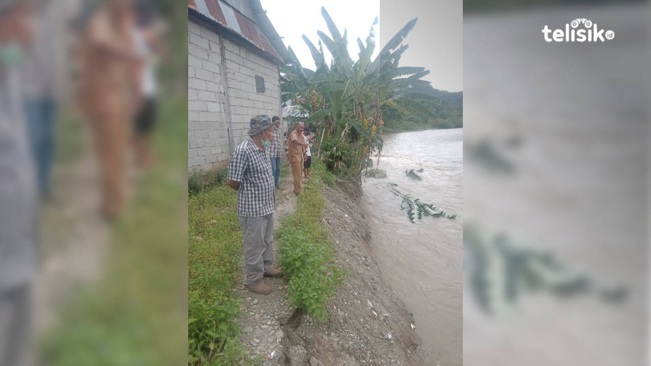 BPBD Kolut Kaget Saat Tahu Pemukiman Warga Hampir Ambruk Dihantam Banjir