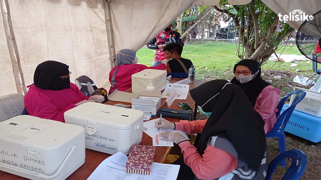 Capai 63,21 Persen, Vaksinasi Kota Kendari Tertinggi di Sultra
