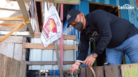 DPD Gerindra Sultra dan DPC Kolaka Bantu Tiga Sumur Bor di Kampung Bajo