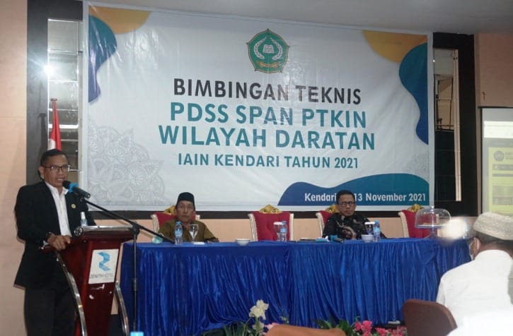 IAIN Kendari Libatkan 80 Sekolah pada Bimtek PDSS SPAN-PTKIN Tahun 2021