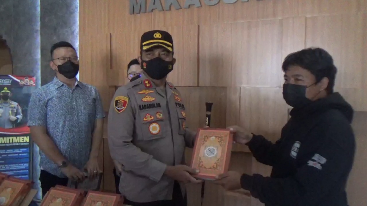 IJTI dan Polisi di Makassar Bersatu Lawan Buta Aksara Al-Qur'an