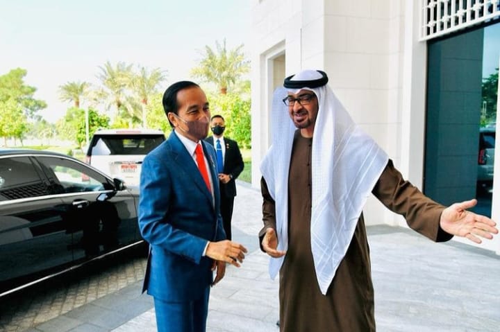 Perkuat Kemitraan Bisnis, Jokowi Bertemu Pangeran MBZ hingga Pebisnis PEA di Abu Dhabi
