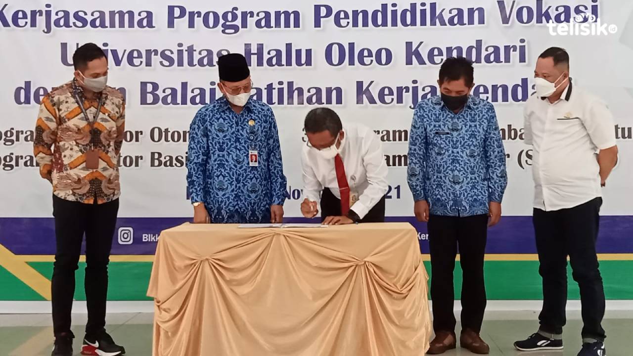 UHO Jalin Kerja Sama Pelatihan dengan BLK Kendari
