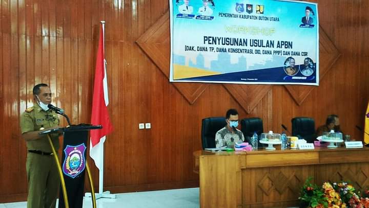 Workshop Penyusunan Usulan APBN dan Dana CSR, Pemda Butur Hadirkan Pihak Kemendagri dan Kementerian PUPR