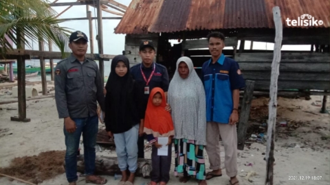 Terkumpul Puluhan Juta, Telisik Care Salurkan Donasi Pembaca Telisik.id