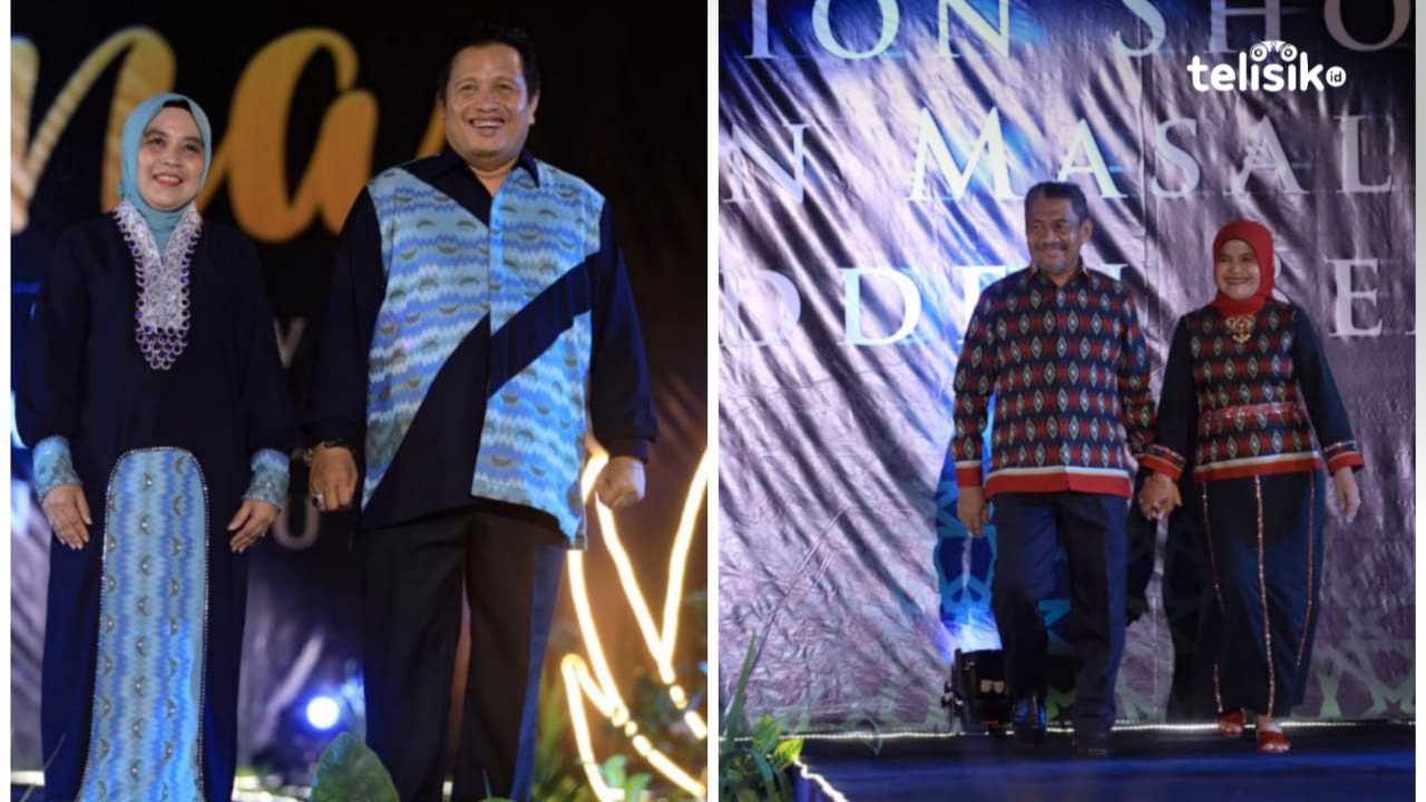 Bak Model Profesional, Bupati, Wabup, Kadis dan Camat Tampil di Fashion Show Tenun Masalili