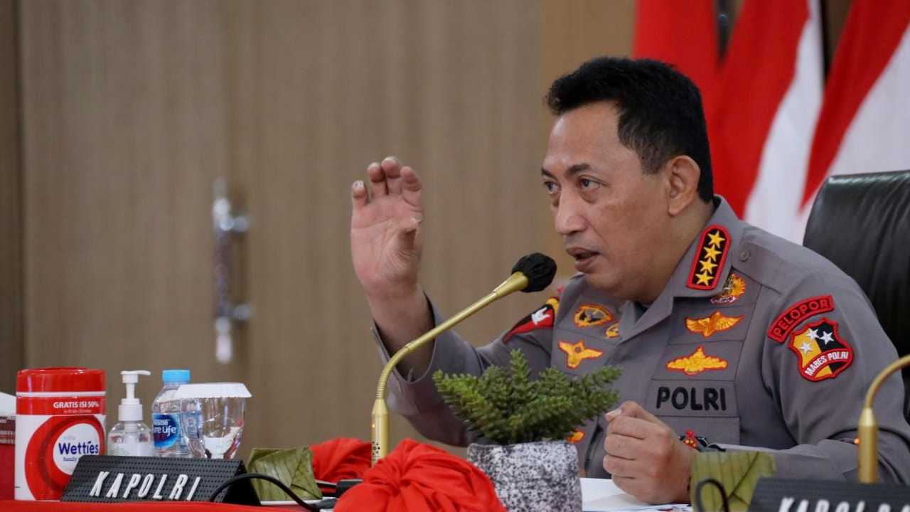 Berikan Arahan di Polda Sultra, Kapolri Tekankan Kawal Investasi