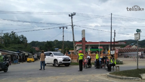 Jalan Poros By Pass hingga Kendari Beach Diblok Aparat