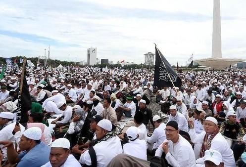 Massa Reuni 212 Mulai Berdatangan Walau Dilarang Polisi