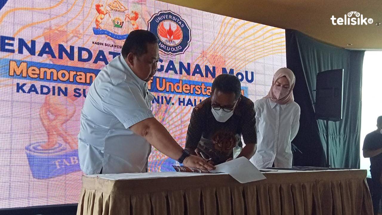 Penandatanganan MoU Jadi Bentuk Sinergitas UHO Bersama Kadin Sultra