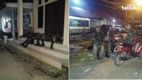 Ratusan Anggota TNI-Polri Siaga Penuh di Polres dan Polsek