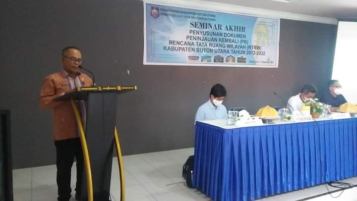 Sekda Butur Buka Seminar Akhir Penyusunan Dokumen PK RTRW