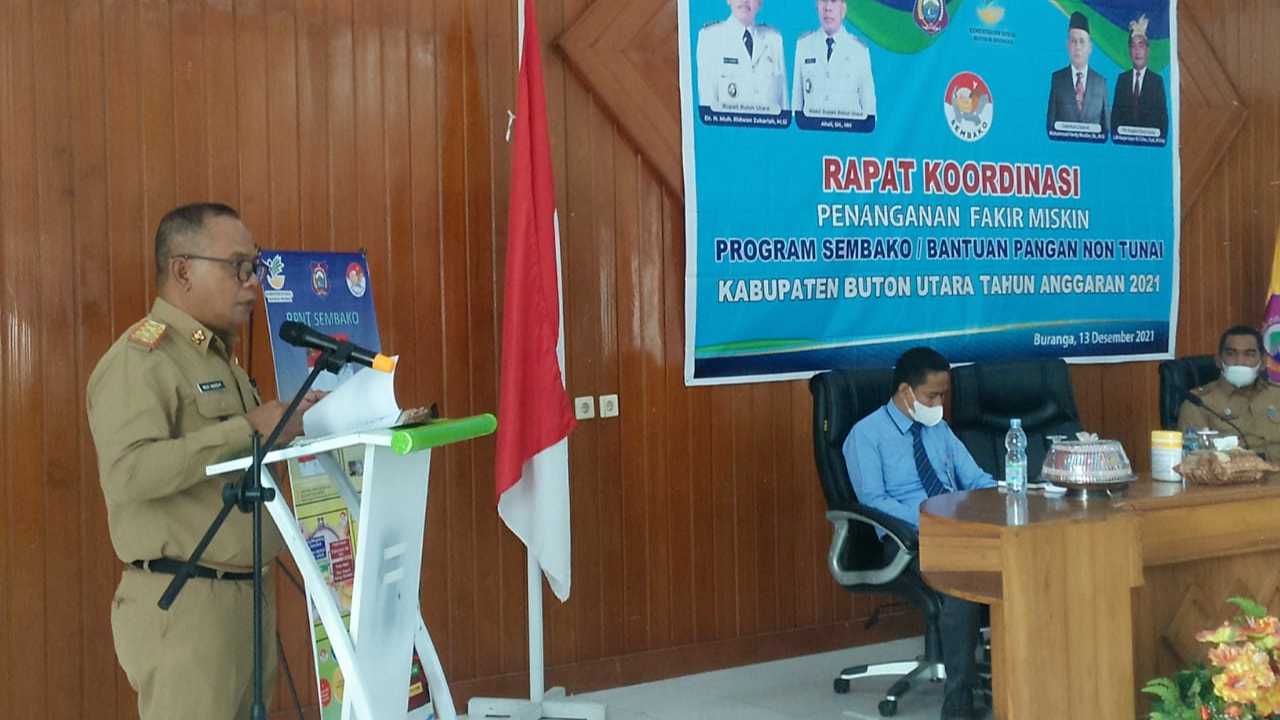 Sekda Butur: Program Bantuan Sembako Dorong Perilaku Produktif Masyarakat