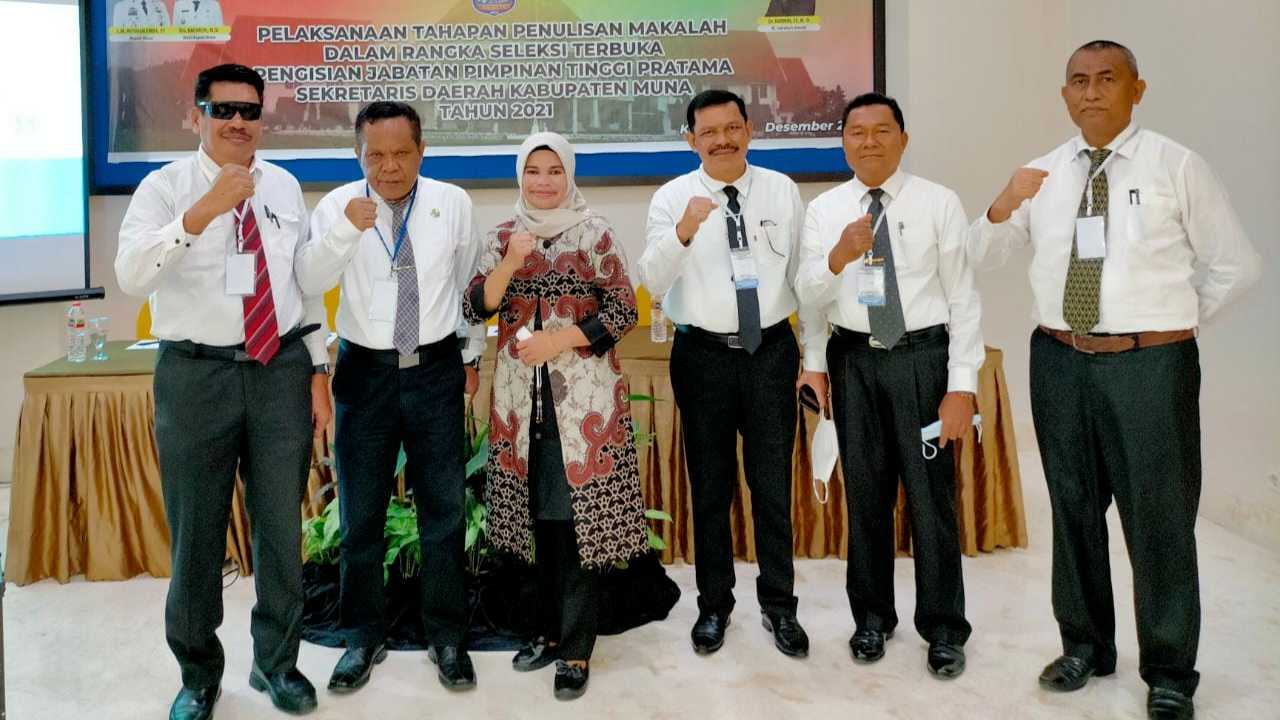 Seleksi Calon Sekda Muna Masuk Babak Akhir