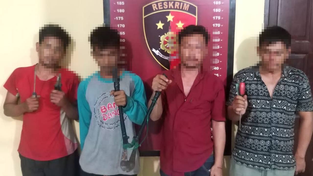 4 Maling Kabel PLN Ditangkap, Gunakan Hasil Kejahatan untuk Beli Narkoba