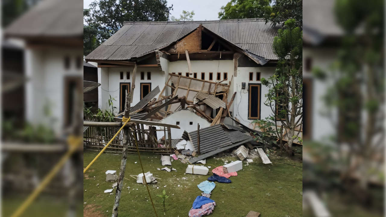 Akibat Gempa M 6,7 Banten, Sejumlah Rumah Warga di Pandeglang Rusak