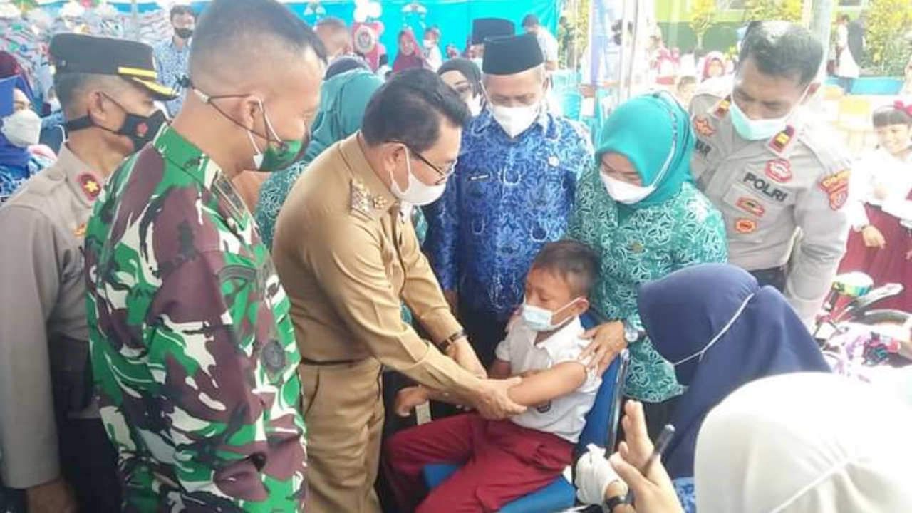 Butur Mulai Vaksin Anak Usia 6-11 Tahun