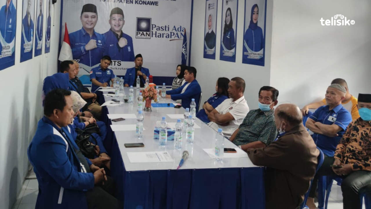 Gelar Rapat Perdana, DPD PAN Konawe Bahas Sejumlah Target Pemilu 2024