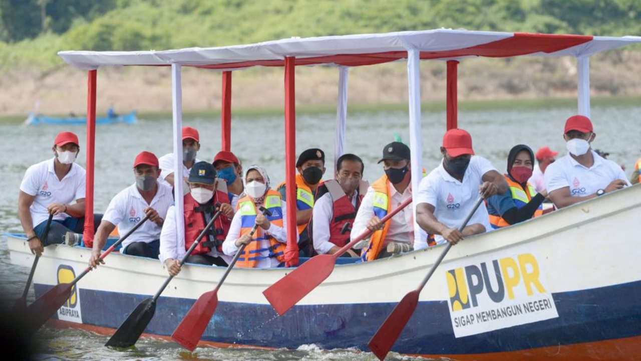 Giliran Bendungan Bintang Bano di NTB Diresmikan Jokowi