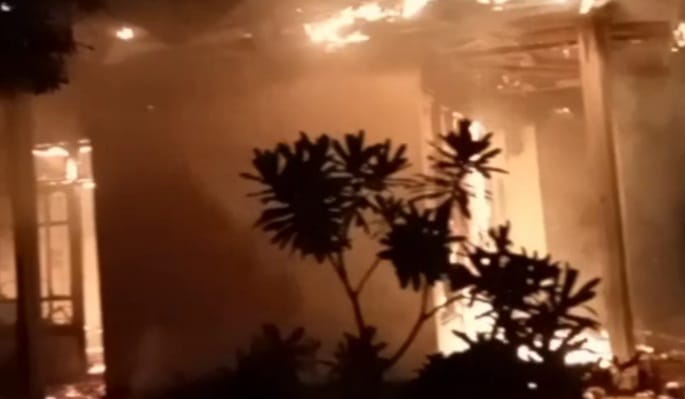 Satu Unit Rumah di Pota Manggarai Timur Hangus Terbakar