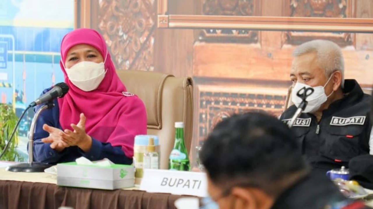 Warganya Terpapar Omicron, Gubernur Khofifah Bantah Ada Lockdown