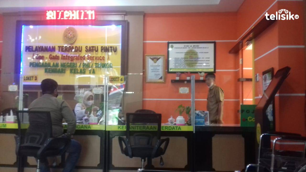 Pegawai Positif COVID-19, Pelayanan di Pengadilan Negeri Kendari Diperketat