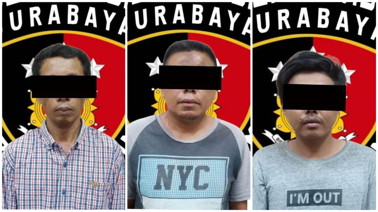 3 Penjahat Kambuhan Curanmor di Surabaya Dibekuk Polisi, 1 DPO  