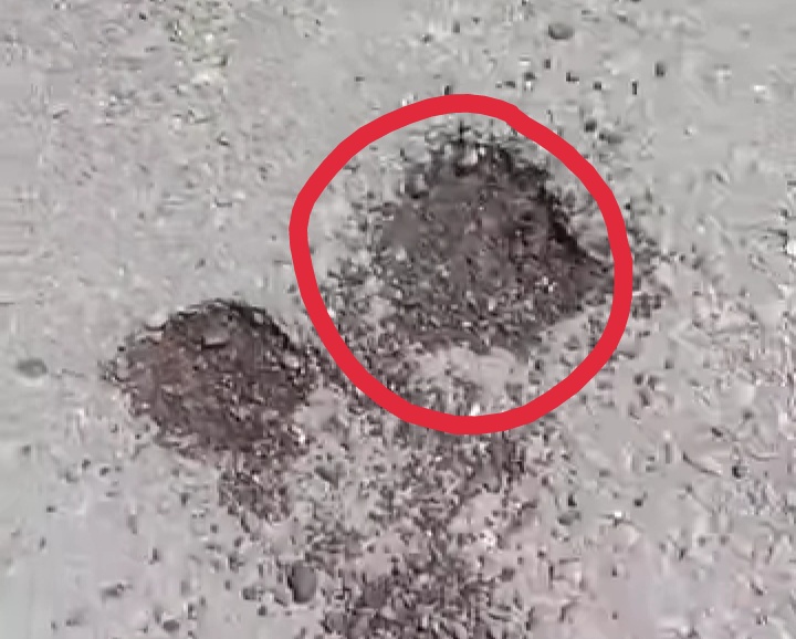 Baru 2 Bulan Diaspal, Jalan Provinsi di Butur Sudah Terkelupas